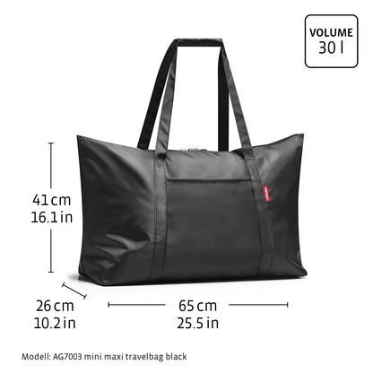 mini maxi travelbag black