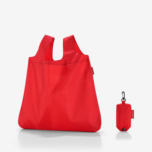 mini maxi shopper pocket red