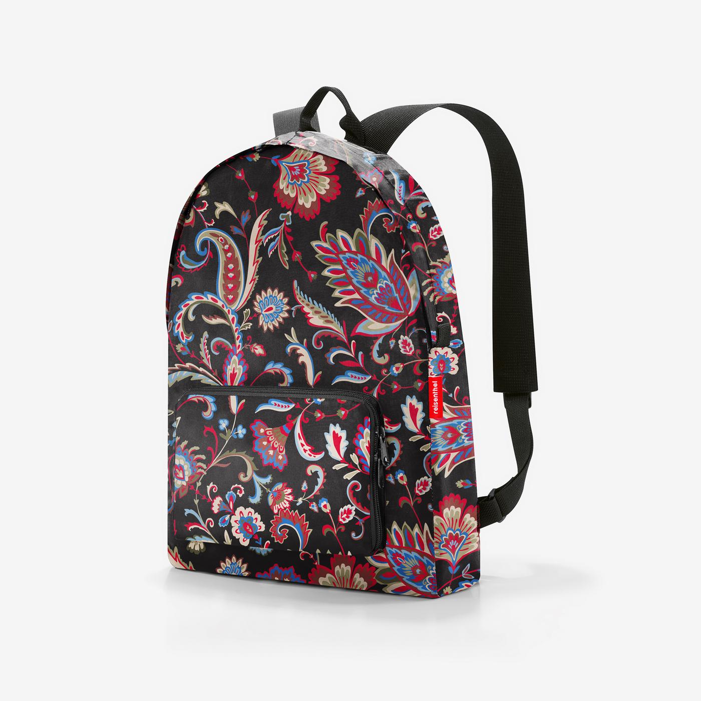 mini maxi rucksack paisley black