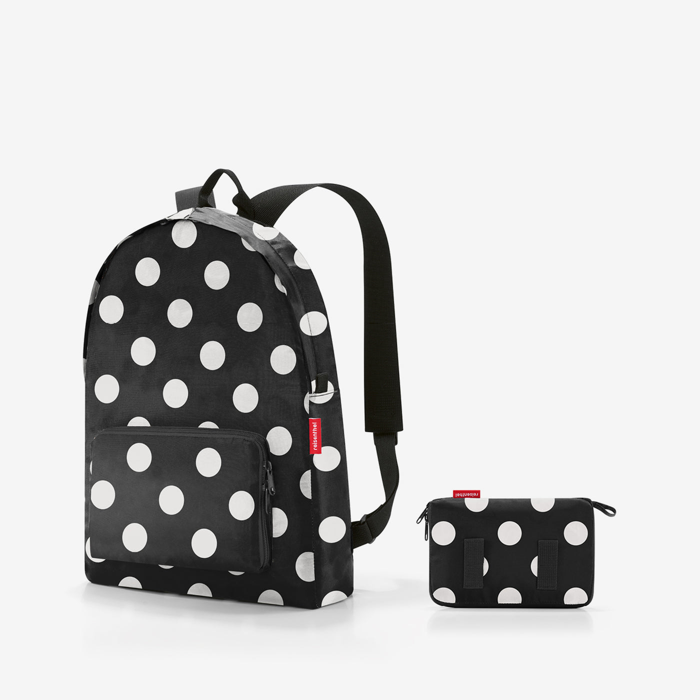 mini maxi rucksack dots white