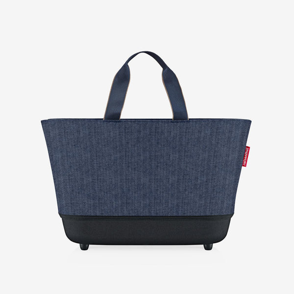 shoppingbasket herringbone dark blue