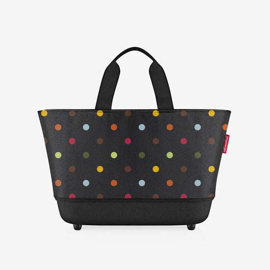 Reisenthel shoppingbasket dots (Einkaufskorb,schwarz)