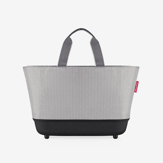 shoppingbasket herringbone grey