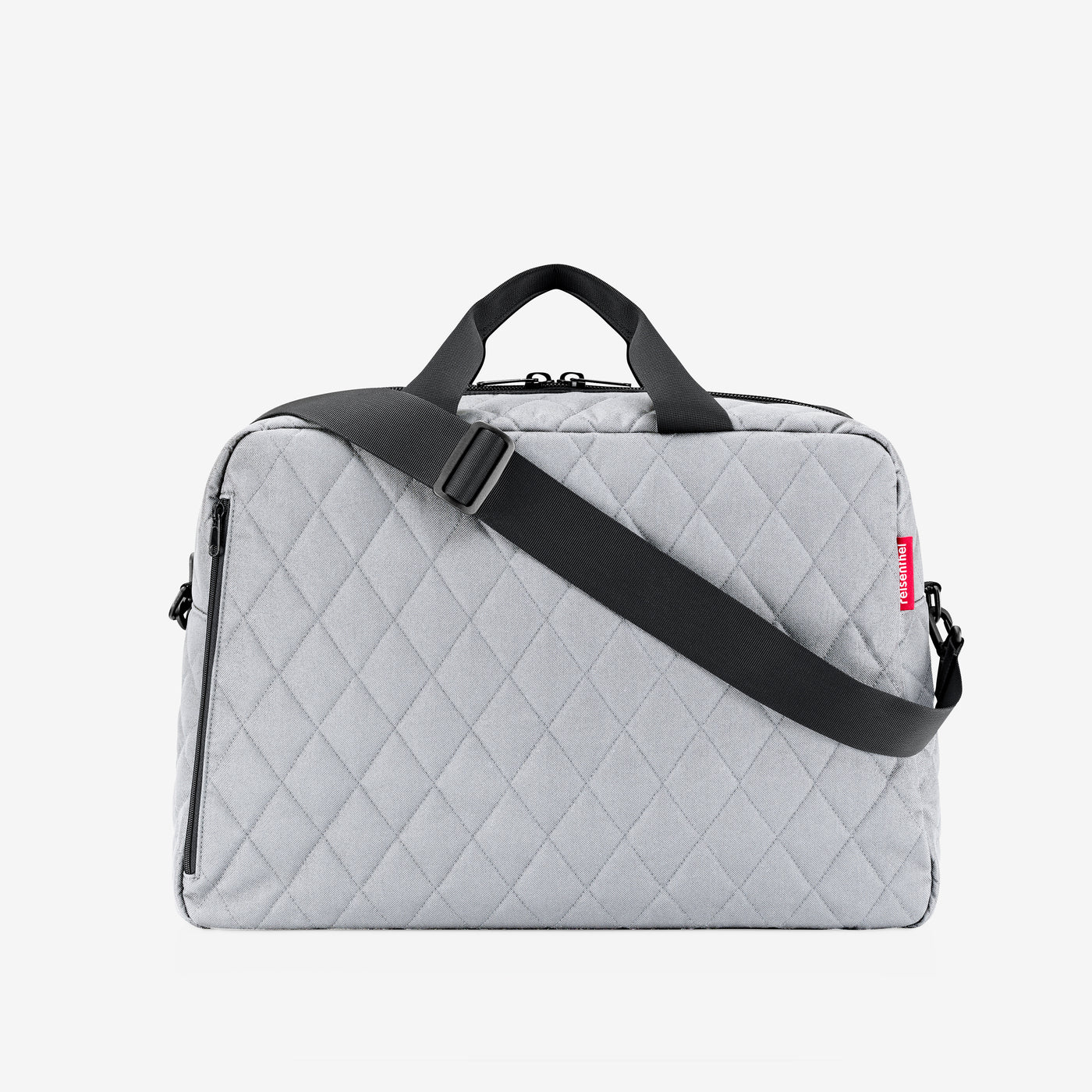 duffelbag M rhombus light grey