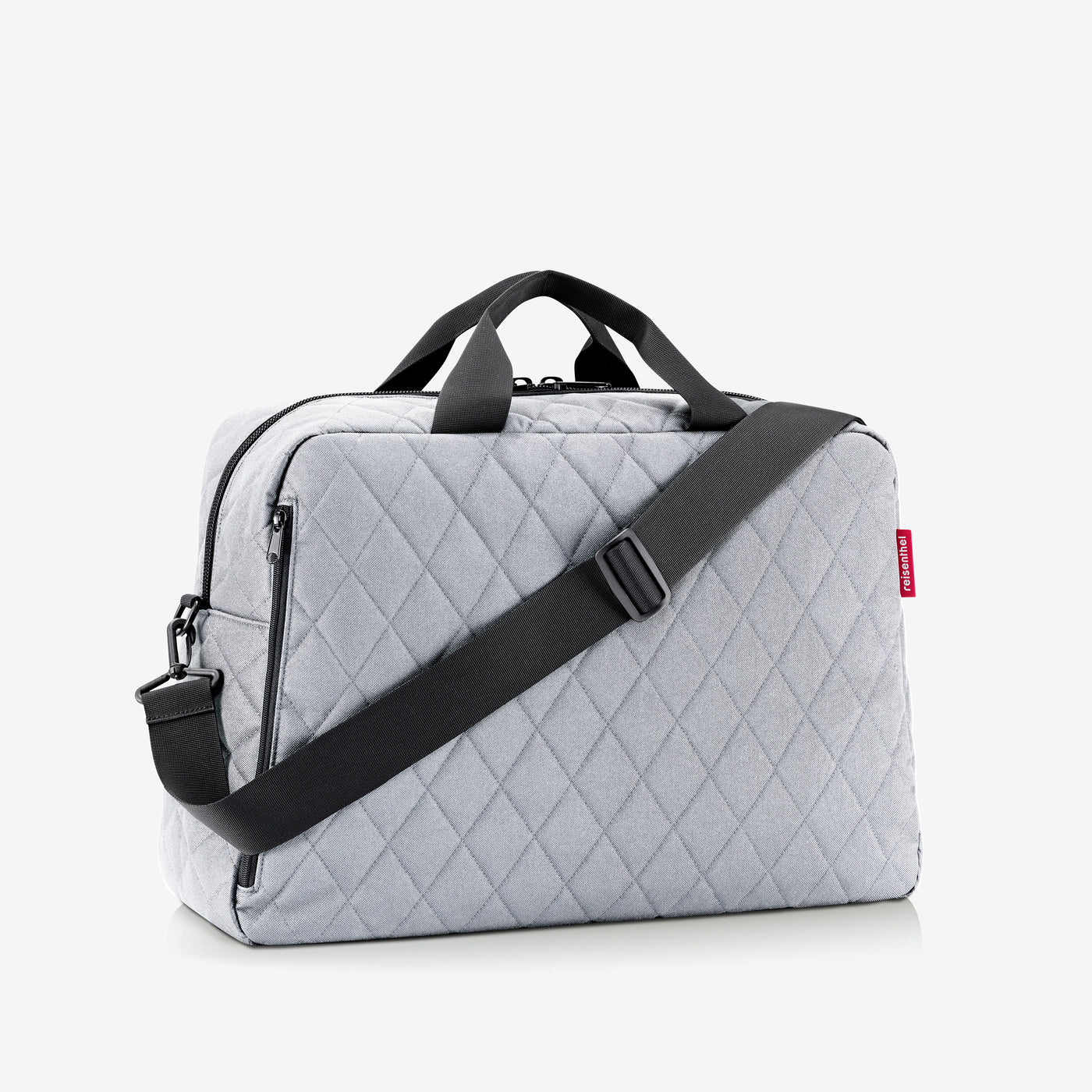 duffelbag M rhombus light grey