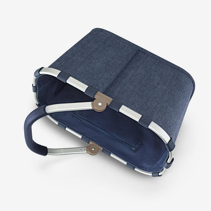 carrybag herringbone dark blue