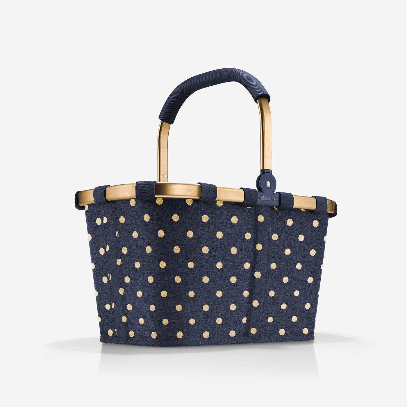 carrybag frame metallic dots blue