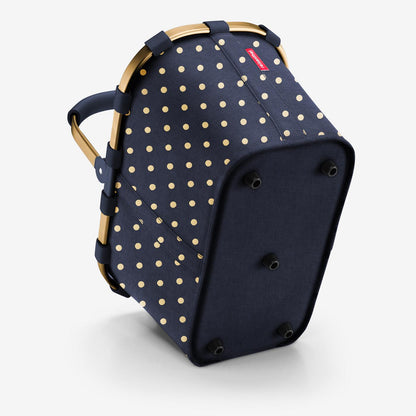 carrybag frame metallic dots blue