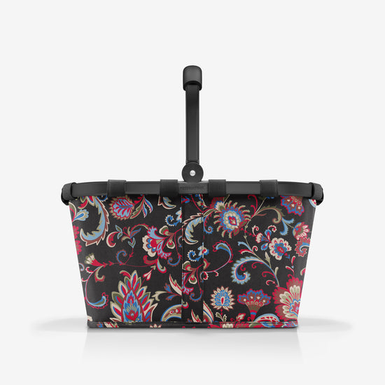 Reisenthel carrybag frame paisley black (Einkaufskorb,schwarz)