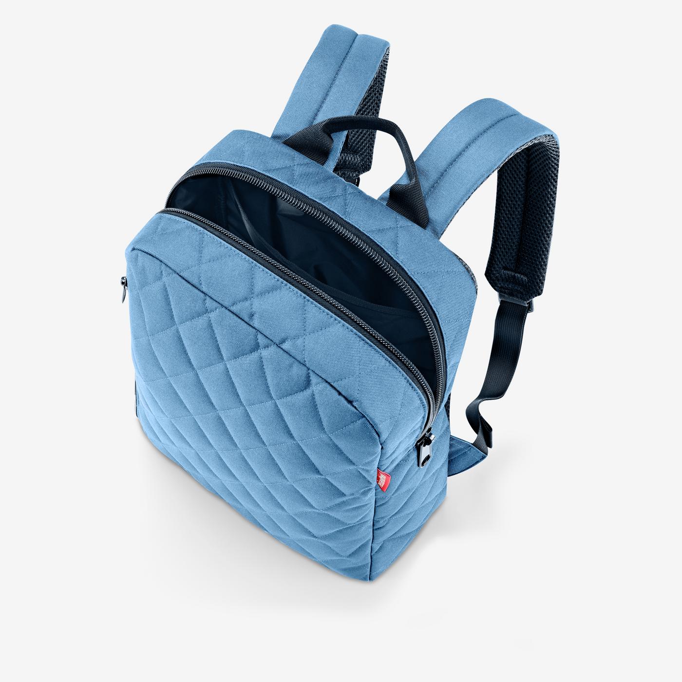 classic backpack M rhombus blue