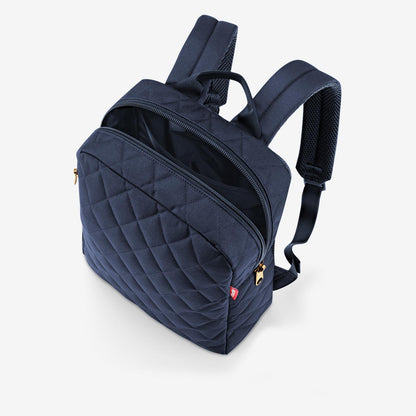 classic backpack M rhombus midnight gold