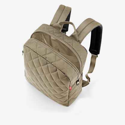 classic backpack M rhombus olive