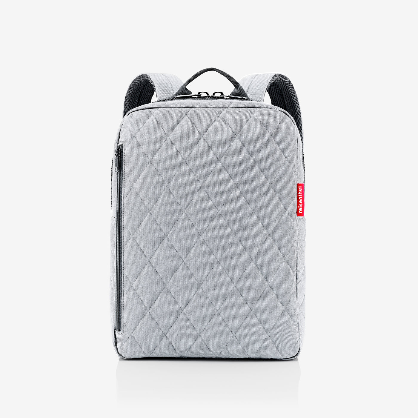 classic backpack M rhombus light grey