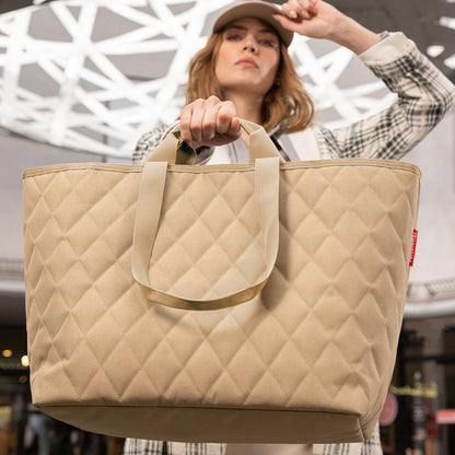 classic shopper L rhombus ginger