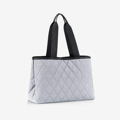 classic shopper L rhombus light grey