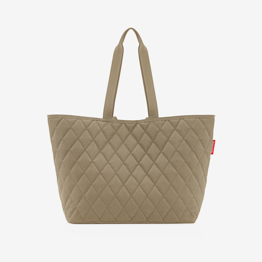 classic shopper XL rhombus olive