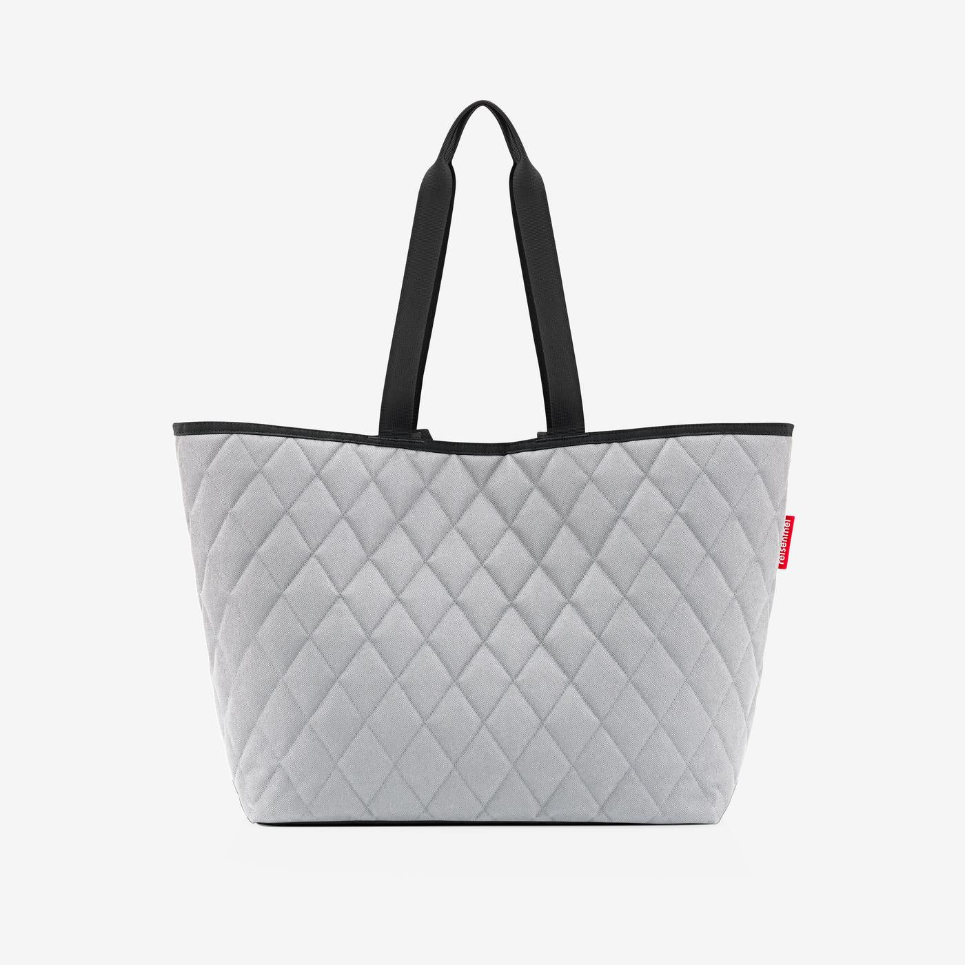 classic shopper XL rhombus light grey