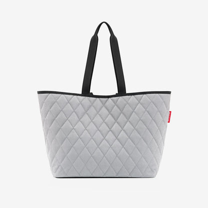 classic shopper XL rhombus light grey