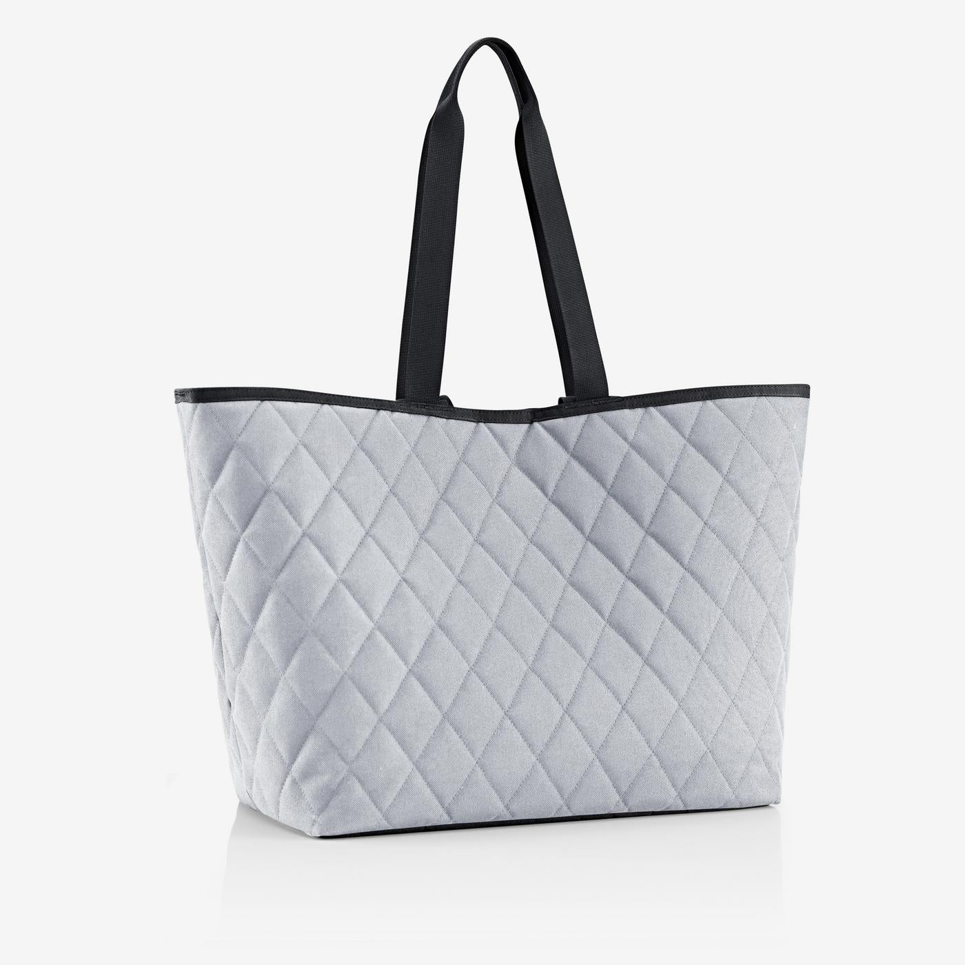 classic shopper XL rhombus light grey