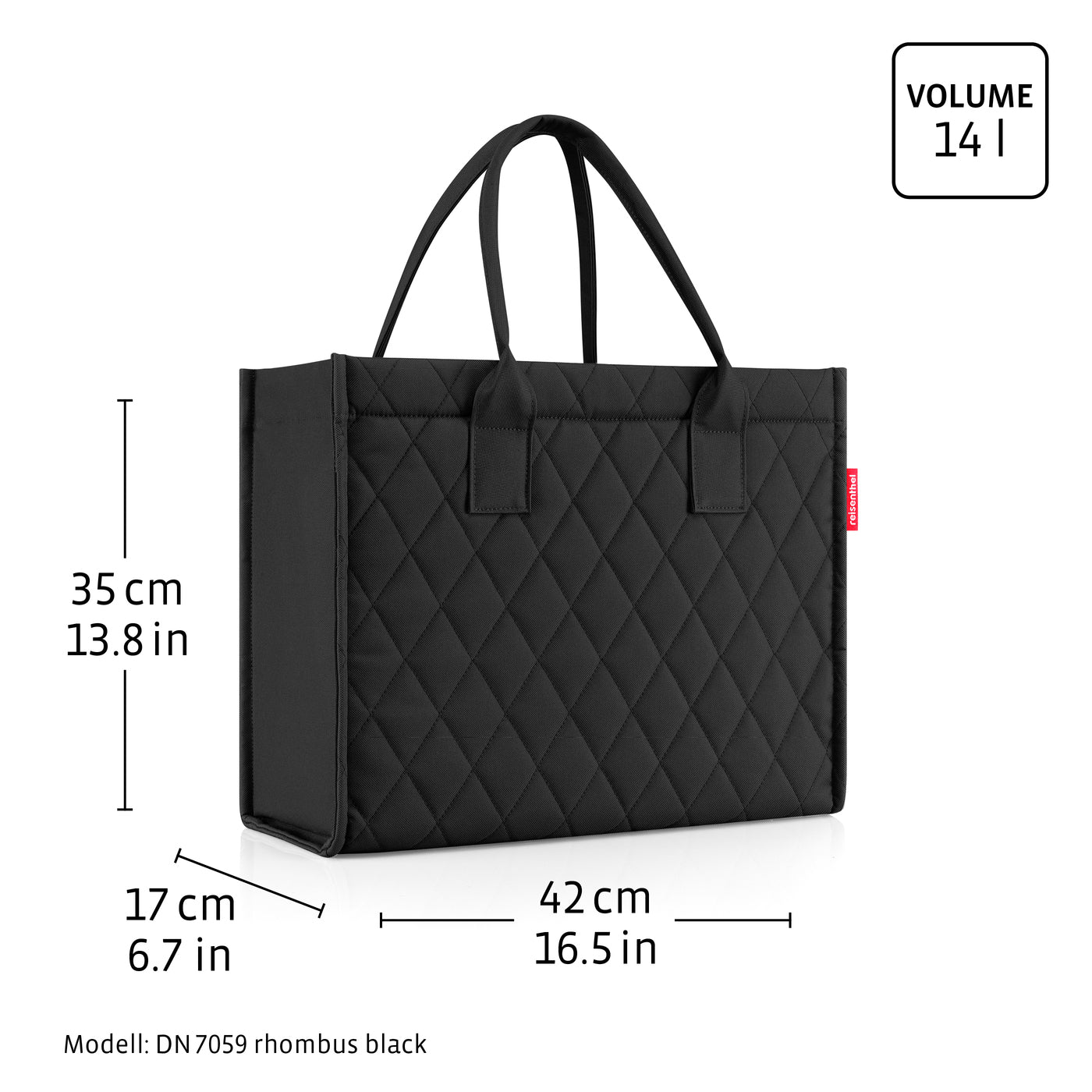 daily shopper rhombus black