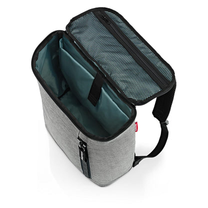 overnighter-backpack M twist silver