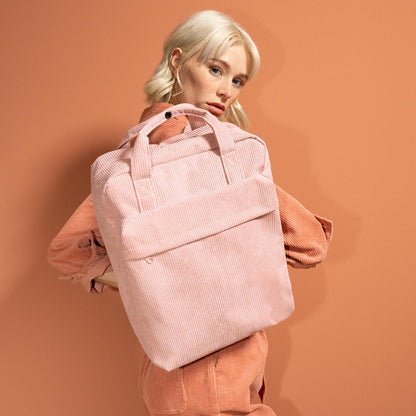 allday backpack M cord blush