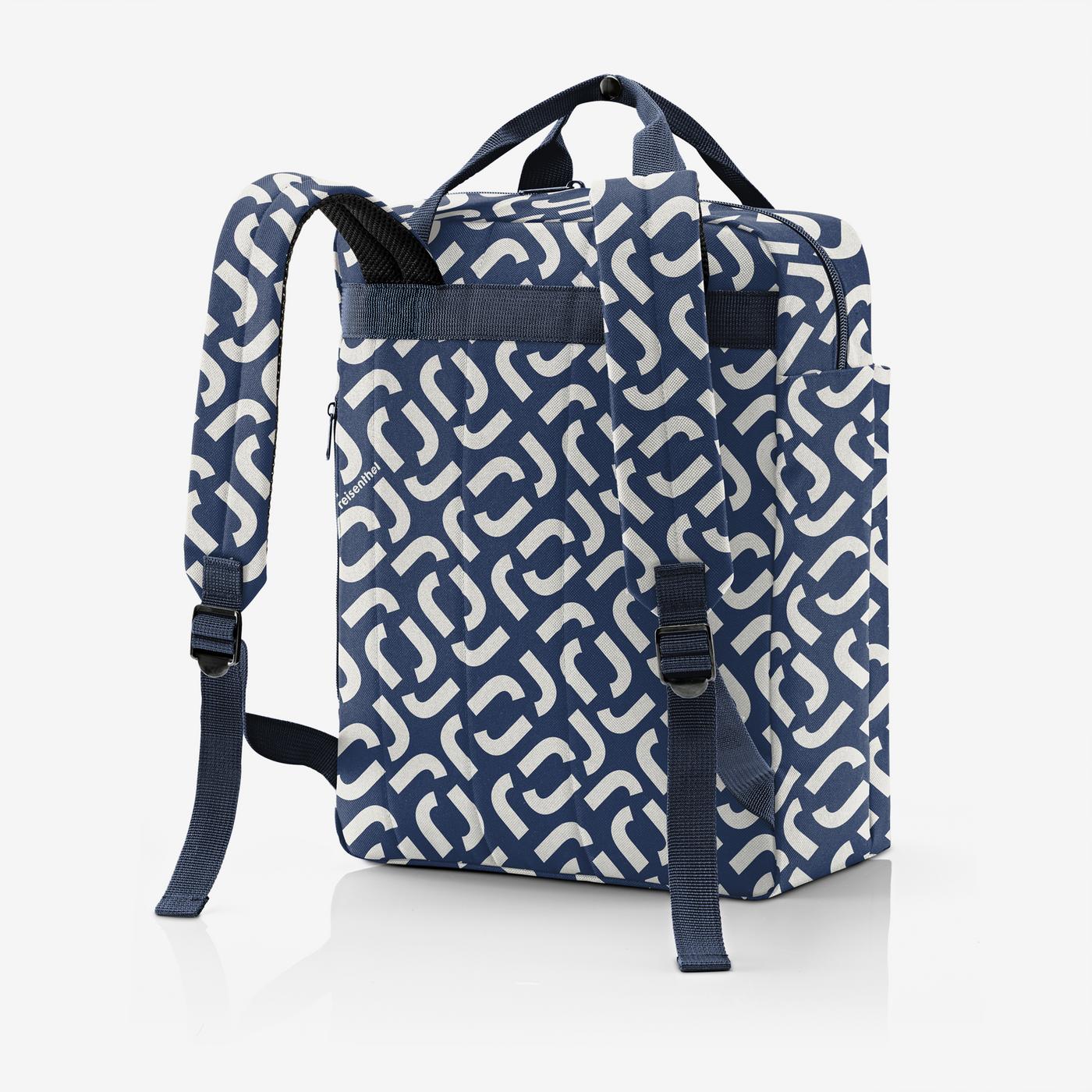 allday backpack M signature navy