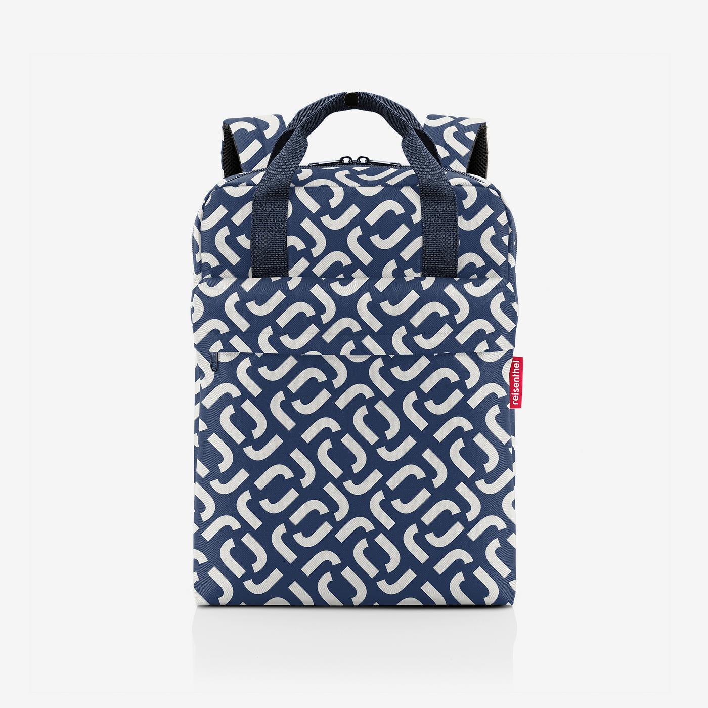 allday backpack M signature navy