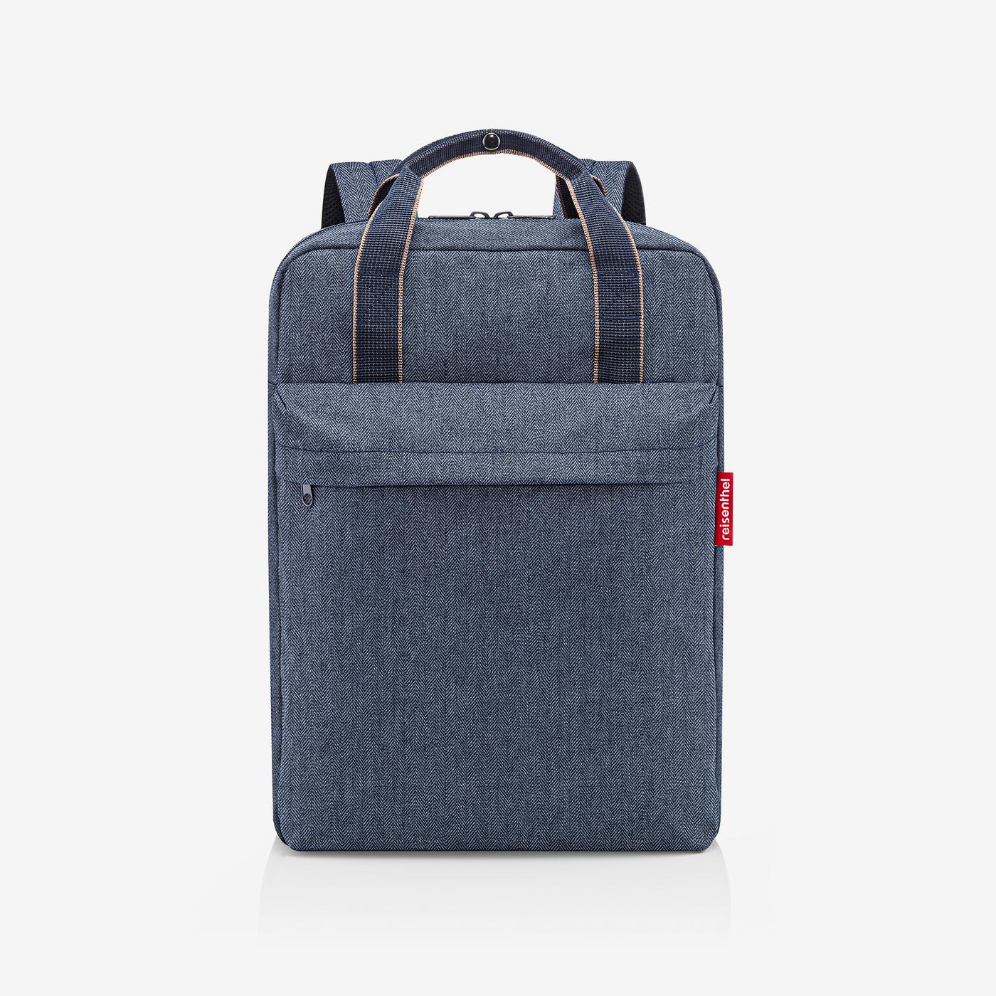 allday backpack M herringbone dark blue