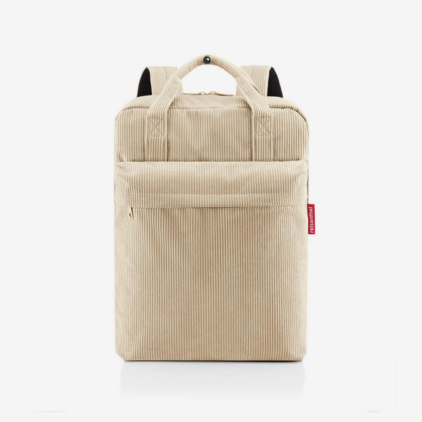 allday backpack M cord sand