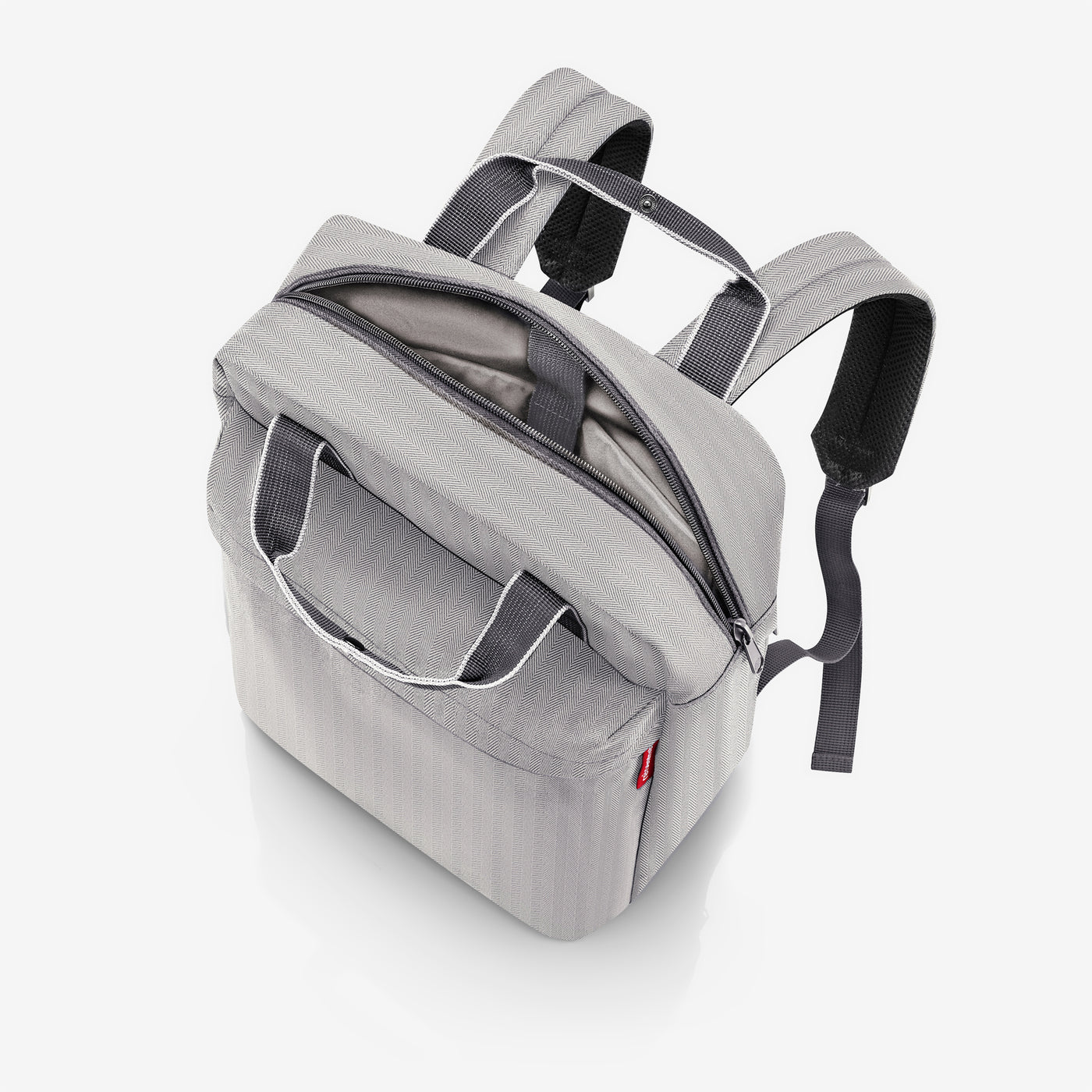 allday backpack M herringbone grey