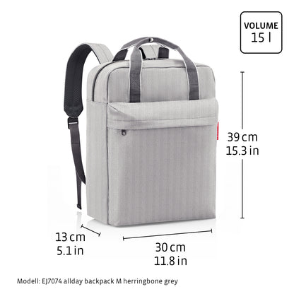 allday backpack M twist coffee