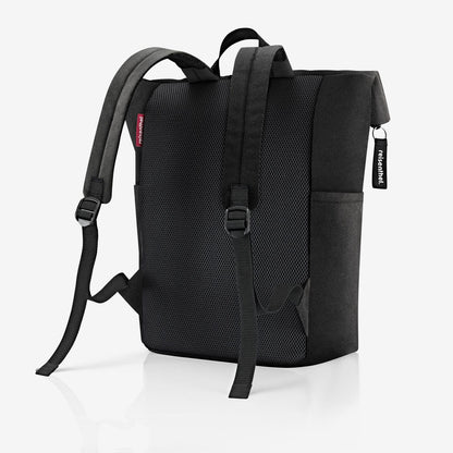 rolltop backpack black