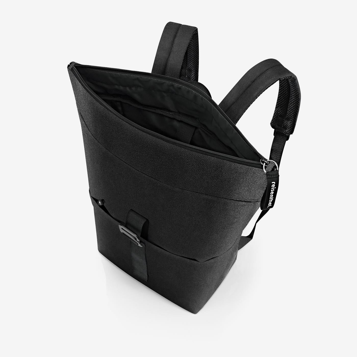 rolltop backpack black