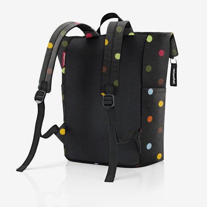 rolltop backpack dots