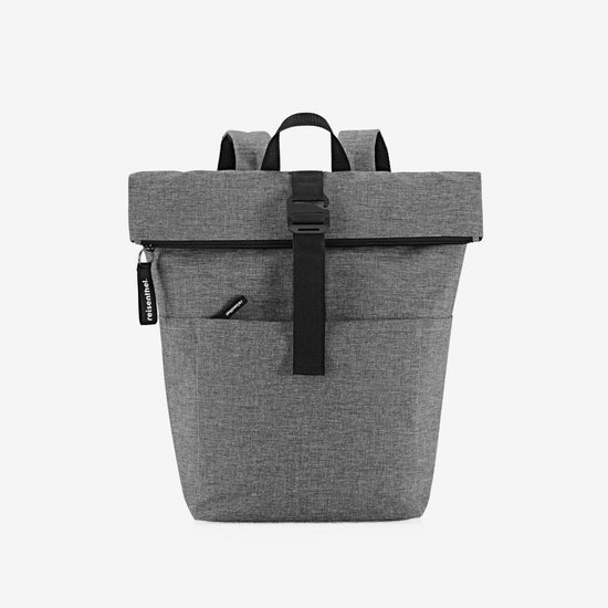 Reisenthel rolltop backpack twist silver (Rucksack,grau)