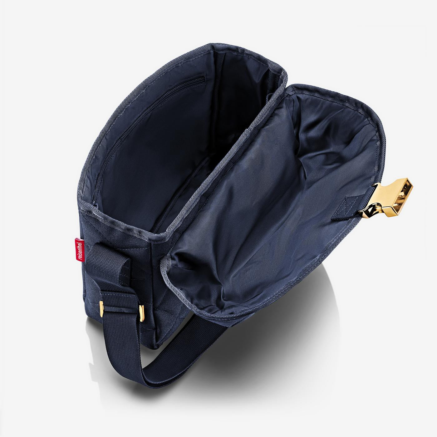 saddle bag M rhombus midnight gold