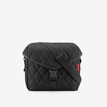 saddle bag M rhombus black