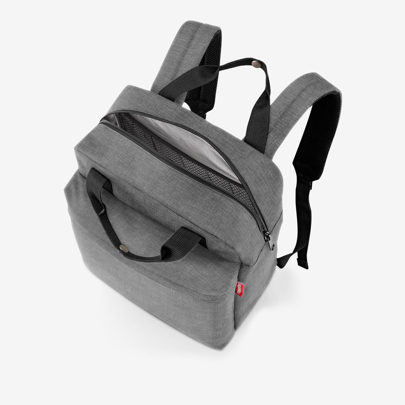 allday backpack M iso twist silver