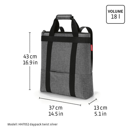 daypack twist silver