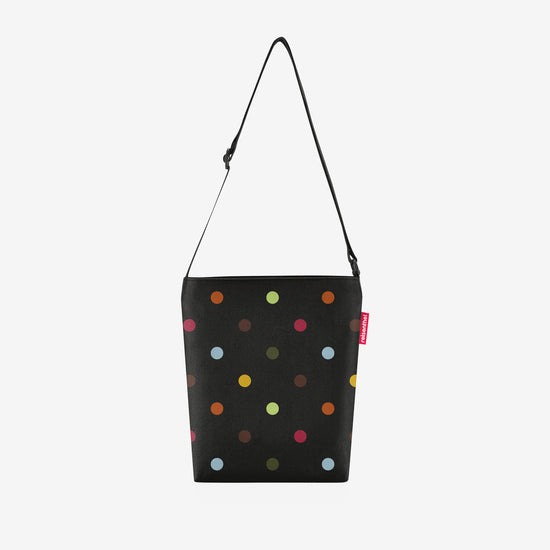 Reisenthel shoulderbag S dots (Umhängetasche,schwarz)