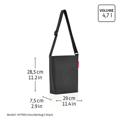 shoulderbag S twist silver