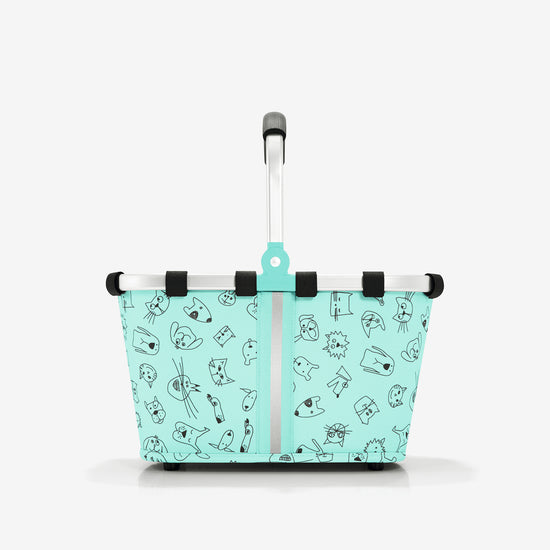 Reisenthel carrybag XS kids cats and dogs mint (Kindereinkaufskorb)