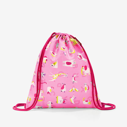 mysac kids abc friends pink