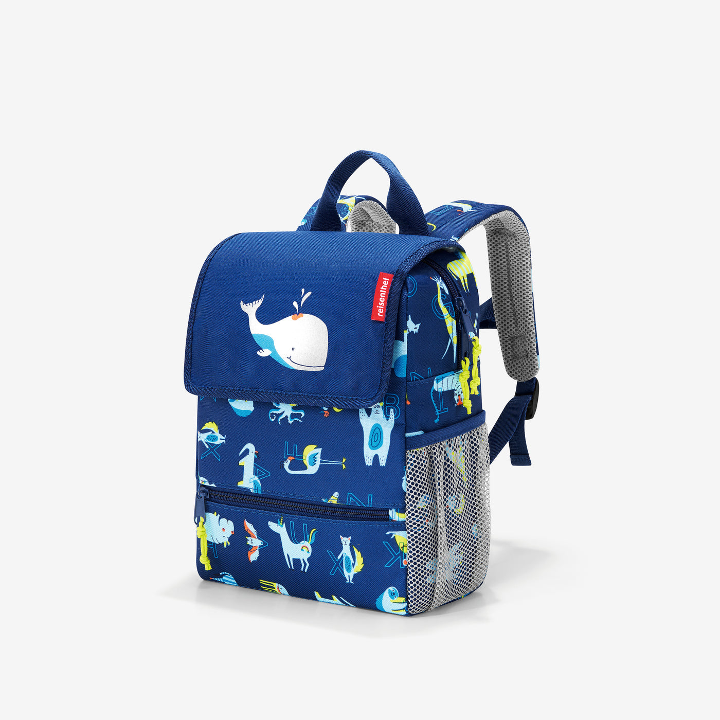 backpack kids abc friends blue