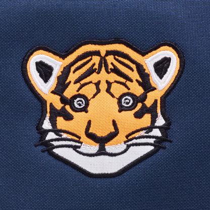 backpack kids tiger navy