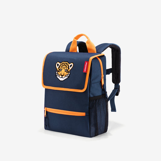 backpack kids tiger navy