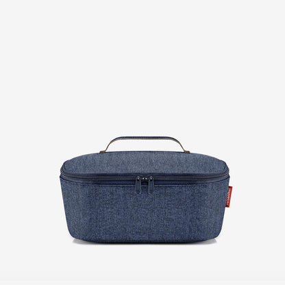 coolerbag M pocket herringbone dark blue