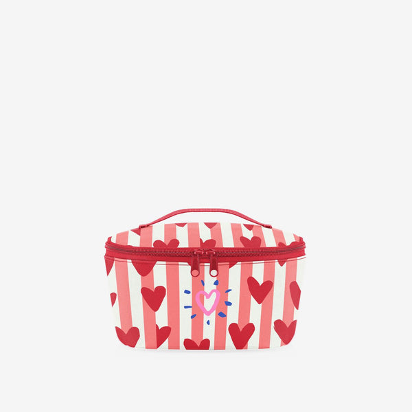 coolerbag S pocket hearts & stripes