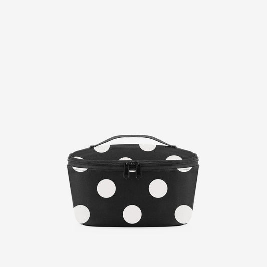 coolerbag S pocket dots white